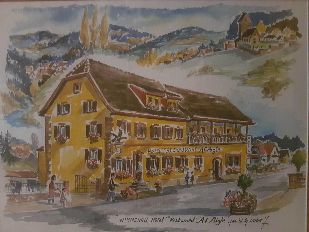 Отель Restaurant A L'Aigle Wimmenau Экстерьер фото